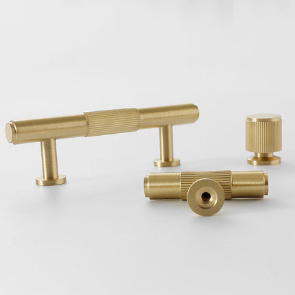 Striped Cabinet Handle Light Luxury Modern Drawer Pull for Furniture Cupboard