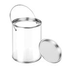 10pcs Cylinder Box with Iron Lid Round Bucket Candy Jar Storage Container