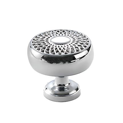 Drawer Cabinet Handle Silver 6Styles Single Hole Modern Minimalist Furniture