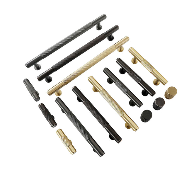 Striped Cabinet Handle Light Luxury Modern Drawer Pull for Furniture Cupboard
