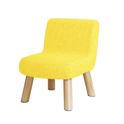 Fabric Ottoman Foot Stool Rest Pouffe Padded Footstool with Wood Storage Seat