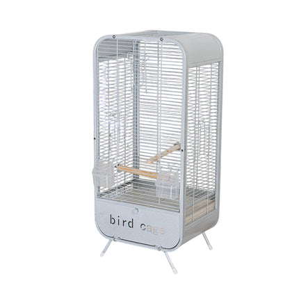 Metal Parrot Bird Cage Durable Spacious with Feeder for Parrots Birds Viewing