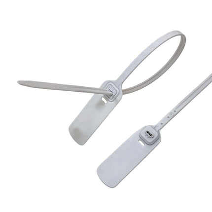 100pcs Plastic Seal Security Tags Plastic Label Tabs Ties for Luggage Bags