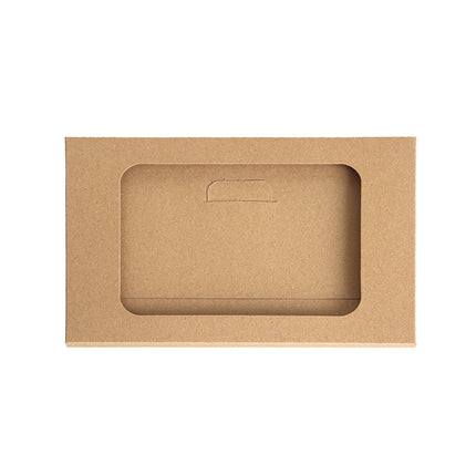 100PCS Windowed Postcard Mailing Box Cardboard Envelope for Packaging Craft Use