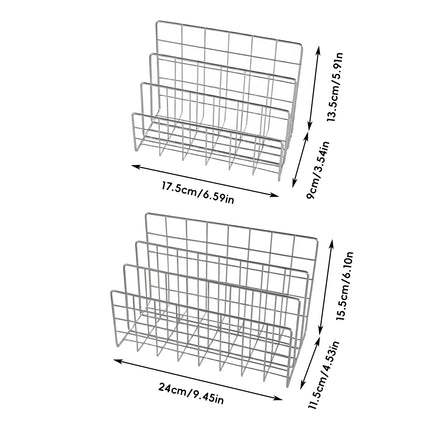 Minimalist Desktop Book Holder Metal Book Rack Organizer Home Office Desk Use