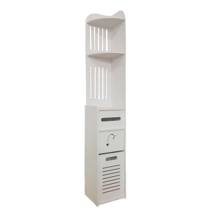 Bathroom Corner Storage Rack Durable Floor-Standing Storage Rack Space Saving