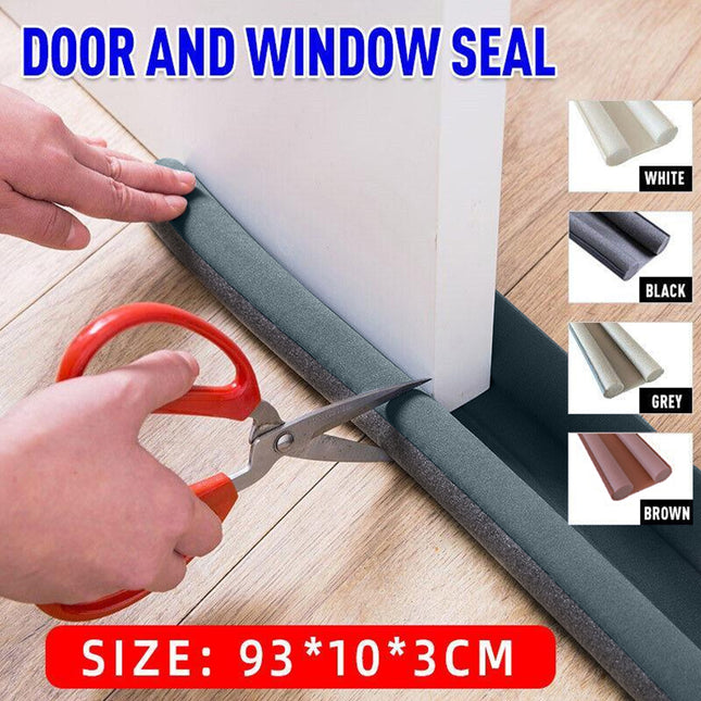 Door Bottom Seal Draft Stopper Guard Threshold Sealing Strip Wind Dust Protector
