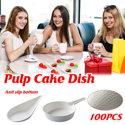 100Pcs Disposable Paper Sauce Dip Dishes Party Tableware Snack Bowls