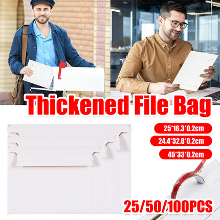 Self Seal Mailing Envelopes 250g Thickened Document Bags Easy to Open Durable