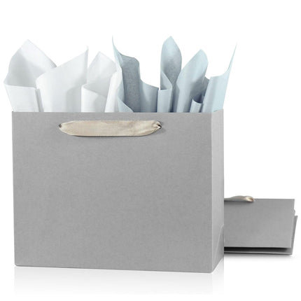 10PCS Gift Bags with Handles Wedding Party Bags High Strength Durable Paper