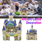 Fish Tank Decoration Resin Ancient Castle Ornament Aquarium Landscape Decor