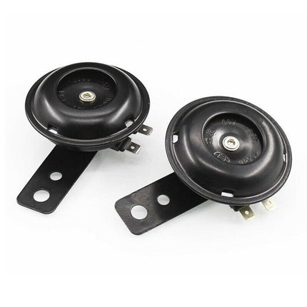 12V Waterproof Motorcycle Horn 105dB Universal Electric Bike ATV Loud Speaker