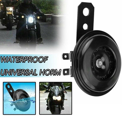 12V Waterproof Motorcycle Horn 105dB Universal Electric Bike ATV Loud Speaker