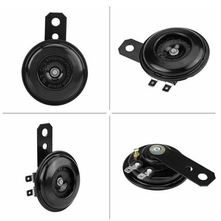 12V Waterproof Motorcycle Horn 105dB Universal Electric Bike ATV Loud Speaker