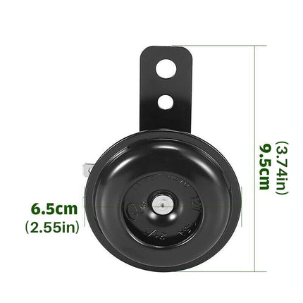 12V Waterproof Motorcycle Horn 105dB Universal Electric Bike ATV Loud Speaker
