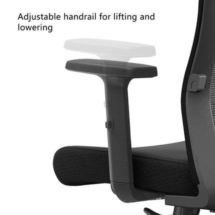 Ergonomic Mesh Adjustable Swivel Computer Desk Task Office Chair in Black