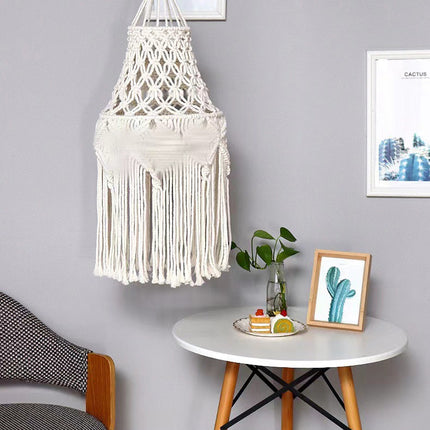 Bohemian Style Lampshade Long Fringe Hanging Pendant Light Cover for Home Decor