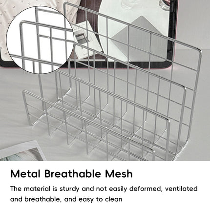 Minimalist Desktop Book Holder Metal Book Rack Organizer Home Office Desk Use