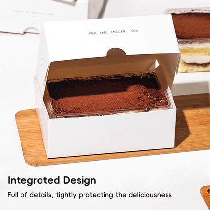 Western Dessert Presentation Box 50 Pack Tiramisu Bakery Gift Packaging Set
