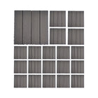 20PCS Interlocking Floor Tiles Plastic Wood Material for Room Gym Garage
