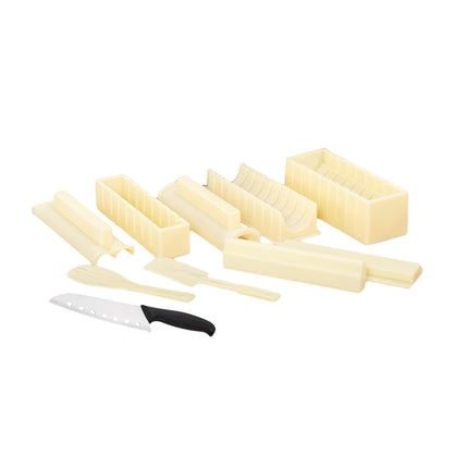 11PCS Sushi Making Tool Set Durable Easy to Use Food-Grade for Home Party Use