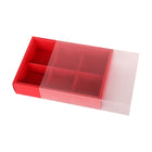 Kraft Paper Mooncake Gift Box 6 Compartment 50pcs Bakery Pastry Packaging Box
