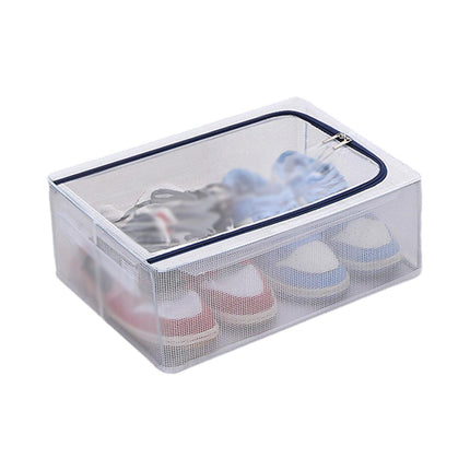 Visible Dustproof Transparent Storage Box Home Organizer for Clothes Toys Shoes