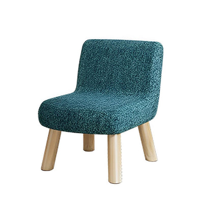 Fabric Ottoman Foot Stool Rest Pouffe Padded Footstool with Wood Storage Seat