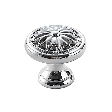 Drawer Cabinet Handle Silver 6Styles Single Hole Modern Minimalist Furniture