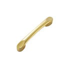Pure Copper Wardrobe Handle 96mm 128mm Bright Gold Simple Cabinet Door Pull