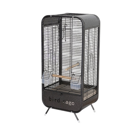 Metal Parrot Bird Cage Durable Spacious with Feeder for Parrots Birds Viewing
