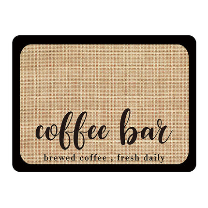 Super Draining Dish Drying Mat Quick Dry Coffee Kitchen Bathroom Tableware Pad
