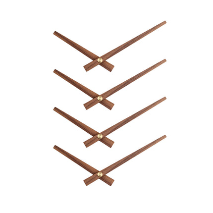 Genuine Wooden Clock Hands Natural Wood Color Precise Craft Smooth Edge Durable