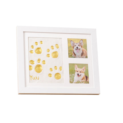 Keepsake DIY Handprint Footprint Photo Frame Kit for Pets or Memories