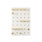 Wall Storage Shelf Panel Display Rack Cave Style Porch Shelf For Home Decoration
