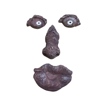 Old Man Tree Hugger Garden Peeker Yard Outdoor Sculpture Whimsical Face Decor