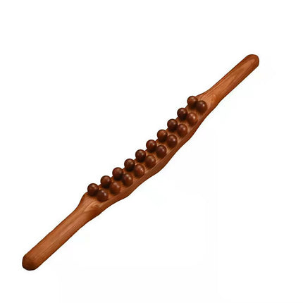Carbonized Beech Tendon Rolling Stick Universal Massage Scraping For Salon Home
