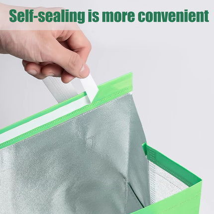 Packaging Bags 50pcs Thermal Insulated Milk Tea Cake Storage Carrier Bags