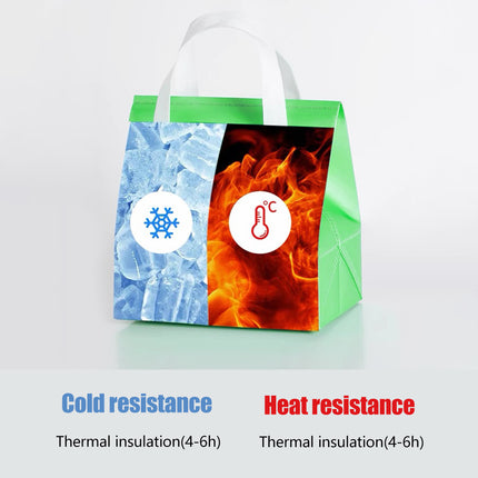 Packaging Bags 50pcs Thermal Insulated Milk Tea Cake Storage Carrier Bags