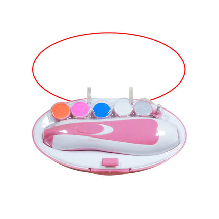 Electric Baby Nail Trimmer Infant Newborn Safe Grinder Clipper Tools Set Austock