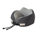 Travel Neck Pillow Memory Foam U Shape Grey Cushion for Airplane Train Support