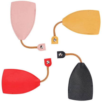 Leather Key Pouch With Pull Strap Case Holder Bag Ring Organizer House Car Keys