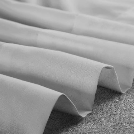 4 Piece Bedding Set Soft Breathable Fitted Sheet Wrinkle Resistant for Home Hotel