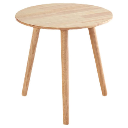 50x40cm Small Round Table Engineered Wood Side Table for Living Room or Bedroom