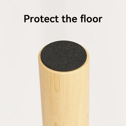 50x40cm Small Round Table Engineered Wood Side Table for Living Room or Bedroom