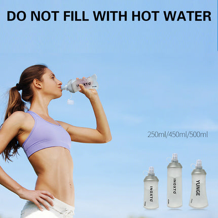 Portable Outdoor Sports Water Bottle 250/450/500ml Leak Proof Dust Resistant