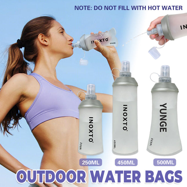 Portable Outdoor Sports Water Bottle 250/450/500ml Leak Proof Dust Resistant