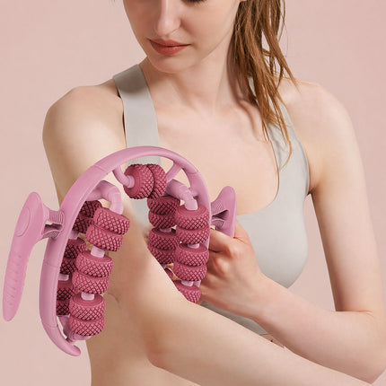 Leg Muscle Massager Roller 26 Round Wheel Calf Relaxation Yoga Fitness Tool