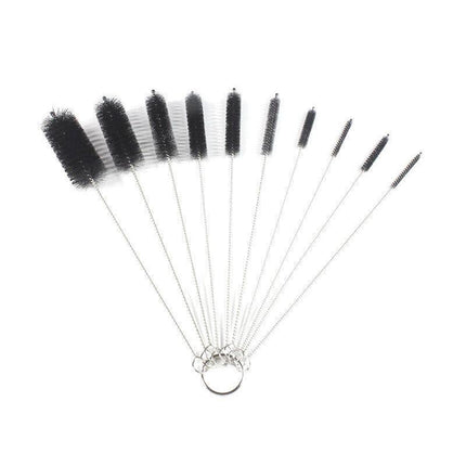 10Pcs Nylon Straw Brush Cleaner Bottle Tube Pipe Small Long Cleaning - Aimall