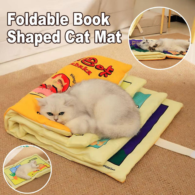 Foldable Cat Sleeping Mat Pet Bed Comfortable Soft Cushion for Cats and Kittens